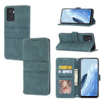 Custodia in pelle per telefono a conchiglia orizzontale con fibbia magnetica a righe in rilievo, For Fujitsu Arrows F-52B, For OPPO A96 5G, For OPPO Reno7 5G, For OPPO Reno7 SE 5G