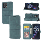 Custodia in pelle per telefono a conchiglia orizzontale con fibbia magnetica a righe in rilievo, For OPPO Find X5, For OPPO Find X5 Pro, For OPPO Realme 9 Pro+, For OPPO Realme C35