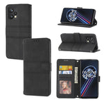 Custodia in pelle per telefono a conchiglia orizzontale con fibbia magnetica a righe in rilievo, For OPPO Find X5, For OPPO Find X5 Pro, For OPPO Realme 9 Pro+, For OPPO Realme C35