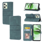 Custodia in pelle per telefono a conchiglia orizzontale con fibbia magnetica a righe in rilievo, For OPPO Find X5, For OPPO Find X5 Pro, For OPPO Realme 9 Pro+, For OPPO Realme C35