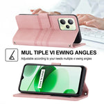 Custodia in pelle per telefono a conchiglia orizzontale con fibbia magnetica a righe in rilievo, For OPPO Realme 9 Pro, For Xiaomi Redmi K50 Gaming, For Xiaomi Redmi K50 Pro