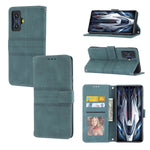 Custodia in pelle per telefono a conchiglia orizzontale con fibbia magnetica a righe in rilievo, For OPPO Realme 9 Pro, For Xiaomi Redmi K50 Gaming, For Xiaomi Redmi K50 Pro