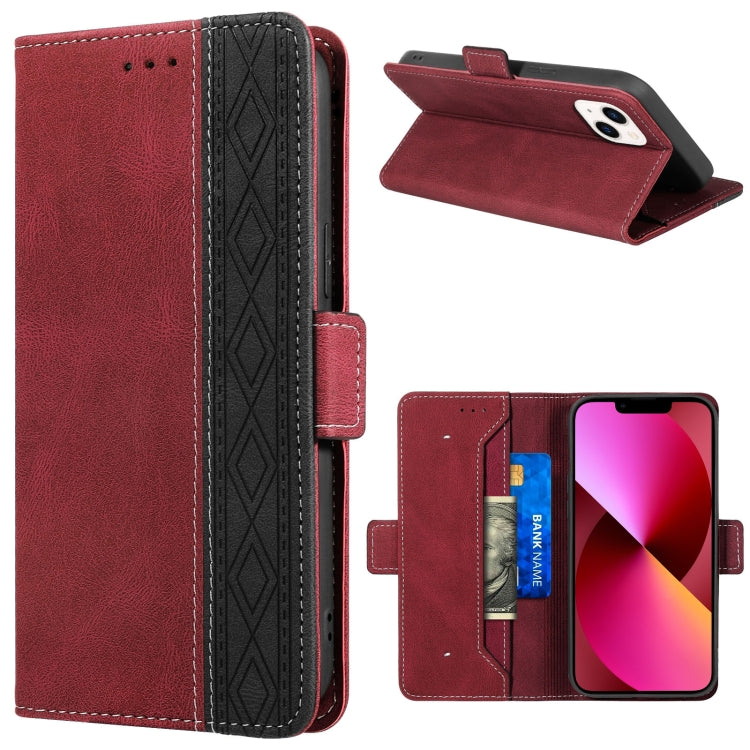 Custodia portafoglio in pelle RFID per iPhone 13 mini