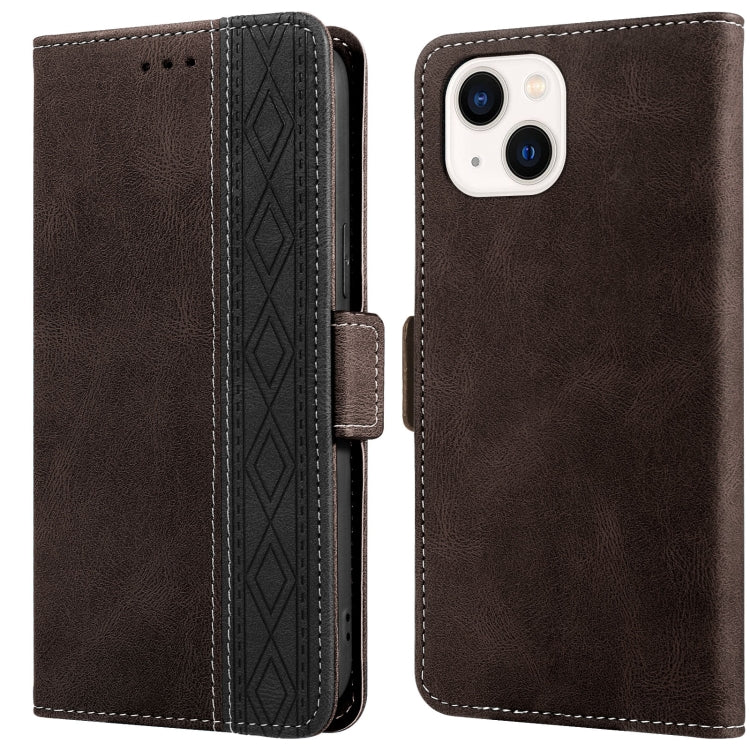 Custodia portafoglio in pelle RFID per iPhone 13 mini