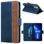 Custodia portafoglio in pelle RFID per iPhone 13 mini