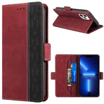 Custodia portafoglio in pelle RFID per iPhone 13 mini