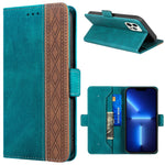 Custodia portafoglio in pelle RFID per iPhone 13 mini