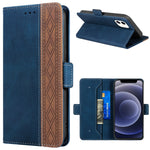 Custodia portafoglio in pelle RFID per iPhone 13 mini