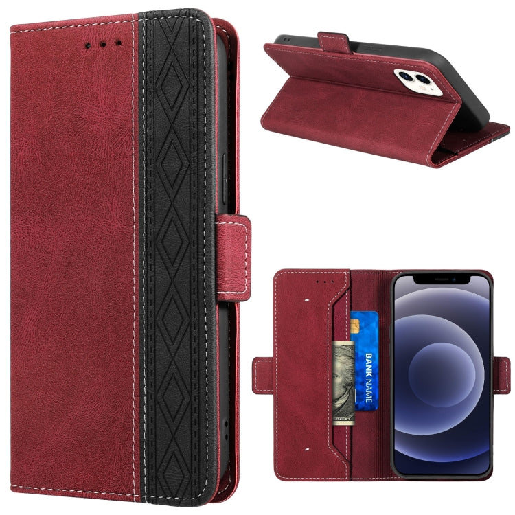 Custodia portafoglio in pelle RFID per iPhone 13 mini