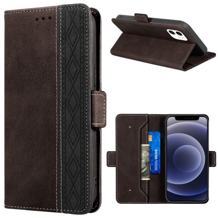 Custodia portafoglio in pelle RFID per iPhone 13 mini
