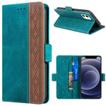 Custodia portafoglio in pelle RFID per iPhone 13 mini