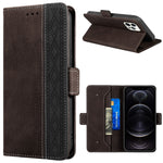 Custodia portafoglio in pelle RFID per iPhone 13 mini