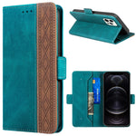Custodia portafoglio in pelle RFID per iPhone 13 mini