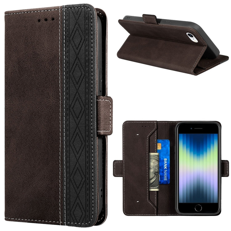 Custodia portafoglio in pelle RFID per iPhone 8 Plus