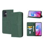 Custodia per telefono in pelle PU magnetica con cuciture a trama intrecciata, For OPPO A96 5G, For OPPO Realme C35, For OPPO Reno7 SE 5G, For OPPO Reno7 5G