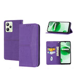 Custodia per telefono in pelle PU magnetica con cuciture a trama intrecciata, For OPPO A96 5G, For OPPO Realme C35, For OPPO Reno7 SE 5G, For OPPO Reno7 5G