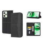 Custodia per telefono in pelle PU magnetica con cuciture a trama intrecciata, For OPPO A96 5G, For OPPO Realme C35, For OPPO Reno7 SE 5G, For OPPO Reno7 5G