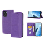 Custodia per telefono in pelle PU magnetica con cuciture a trama intrecciata, For OPPO A96 5G, For OPPO Realme C35, For OPPO Reno7 SE 5G, For OPPO Reno7 5G