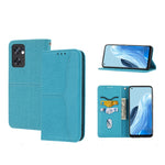 Custodia per telefono in pelle PU magnetica con cuciture a trama intrecciata, For OPPO A96 5G, For OPPO Realme C35, For OPPO Reno7 SE 5G, For OPPO Reno7 5G