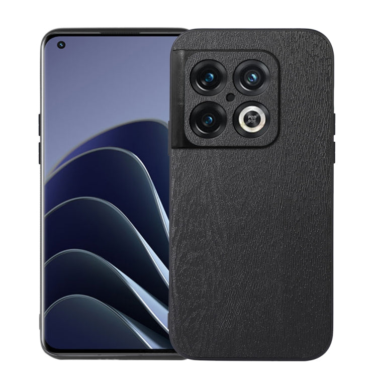 Custodia per telefono in PU con struttura in legno, For OnePlus 10 Pro 5G, For OnePlus Nord CE 2 5G