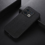Custodia per telefono in PU con struttura in legno, For OnePlus 10 Pro 5G, For OnePlus Nord CE 2 5G