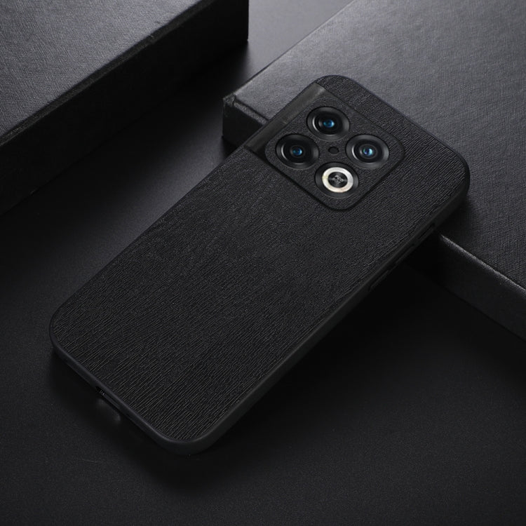 Custodia per telefono in PU con struttura in legno, For OnePlus 10 Pro 5G, For OnePlus Nord CE 2 5G
