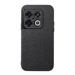 Custodia per telefono in PU con struttura in legno, For OnePlus 10 Pro 5G, For OnePlus Nord CE 2 5G