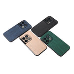 Custodia per telefono in PU con struttura in legno, For OnePlus 10 Pro 5G, For OnePlus Nord CE 2 5G