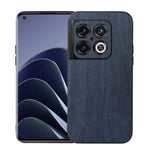 Custodia per telefono in PU con struttura in legno, For OnePlus 10 Pro 5G, For OnePlus Nord CE 2 5G