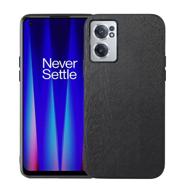 Custodia per telefono in PU con struttura in legno, For OnePlus 10 Pro 5G, For OnePlus Nord CE 2 5G