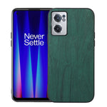 Custodia per telefono in PU con struttura in legno, For OnePlus 10 Pro 5G, For OnePlus Nord CE 2 5G
