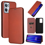 Custodia per telefono in pelle con vibrazione orizzontale magnetica in fibra di carbonio, For Samsung Galaxy S22 Ultra 5G, For OnePlus Nord CE 2 5G, For Xiaomi Poco X4 Pro 5G, For Motorola Moto G22