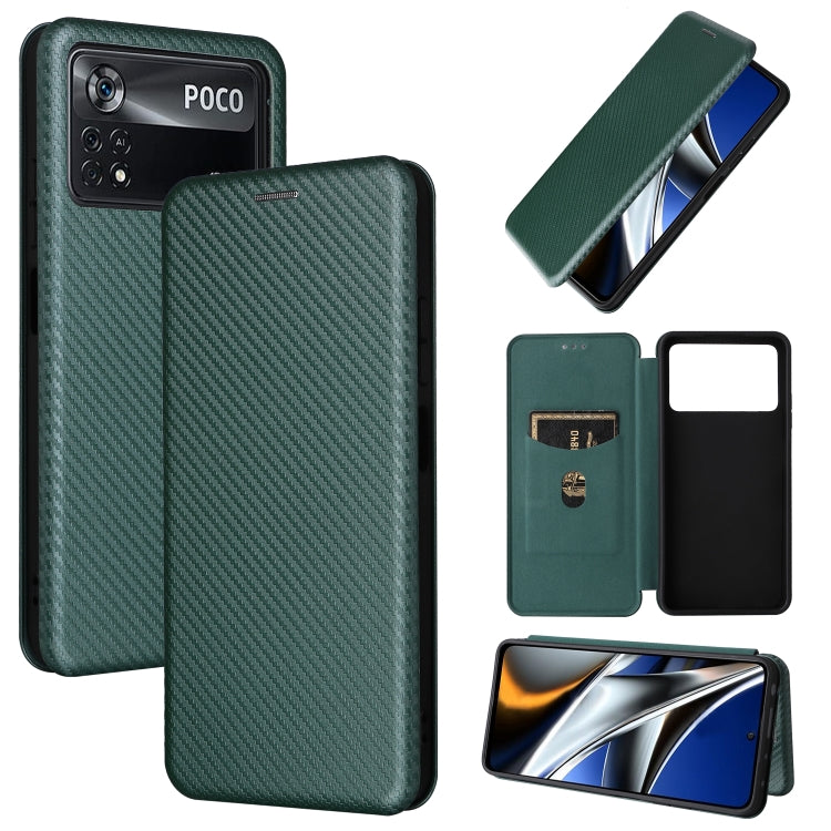 Custodia per telefono in pelle con vibrazione orizzontale magnetica in fibra di carbonio, For Samsung Galaxy S22 Ultra 5G, For OnePlus Nord CE 2 5G, For Xiaomi Poco X4 Pro 5G, For Motorola Moto G22
