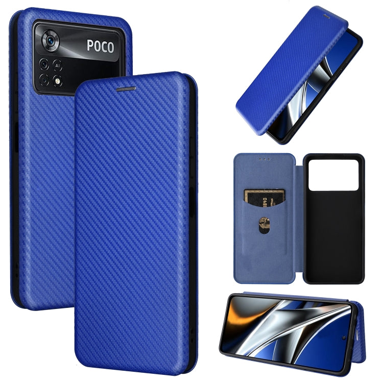 Custodia per telefono in pelle con vibrazione orizzontale magnetica in fibra di carbonio, For Samsung Galaxy S22 Ultra 5G, For OnePlus Nord CE 2 5G, For Xiaomi Poco X4 Pro 5G, For Motorola Moto G22