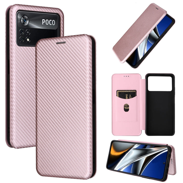 Custodia per telefono in pelle con vibrazione orizzontale magnetica in fibra di carbonio, For Samsung Galaxy S22 Ultra 5G, For OnePlus Nord CE 2 5G, For Xiaomi Poco X4 Pro 5G, For Motorola Moto G22