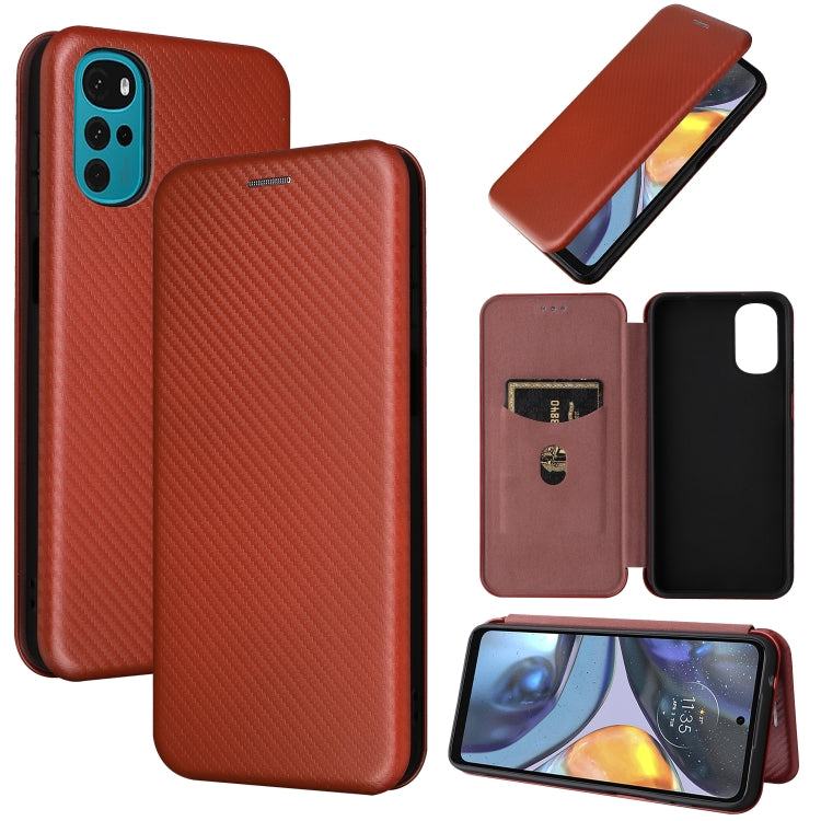 Custodia per telefono in pelle con vibrazione orizzontale magnetica in fibra di carbonio, For Samsung Galaxy S22 Ultra 5G, For OnePlus Nord CE 2 5G, For Xiaomi Poco X4 Pro 5G, For Motorola Moto G22