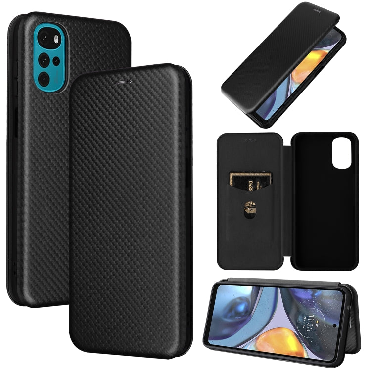 Custodia per telefono in pelle con vibrazione orizzontale magnetica in fibra di carbonio, For Samsung Galaxy S22 Ultra 5G, For OnePlus Nord CE 2 5G, For Xiaomi Poco X4 Pro 5G, For Motorola Moto G22