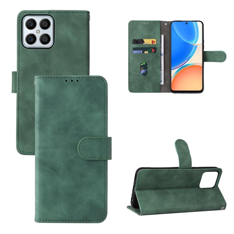 Cassa del telefono dell'unità di elaborazione del vitello di struttura del vitello della fibbia magnetica di sensibilità della pelle, For Honor X7, For Honor X8, For Motorola Moto G22
