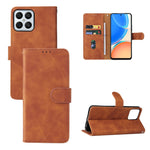 Cassa del telefono dell'unità di elaborazione del vitello di struttura del vitello della fibbia magnetica di sensibilità della pelle, For Honor X7, For Honor X8, For Motorola Moto G22