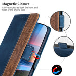 Custodia per telefono in pelle RFID magnetica laterale con cuciture, For OPPO A15, For OPPO A16, For OPPO A52 / A92 / A72, For OPPO A54 5G / A74 5G, For OPPO A73, For OPPO A94 5G