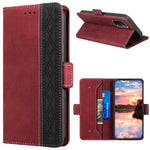 Custodia per telefono in pelle RFID magnetica laterale con cuciture, For OPPO A15, For OPPO A16, For OPPO A52 / A92 / A72, For OPPO A54 5G / A74 5G, For OPPO A73, For OPPO A94 5G