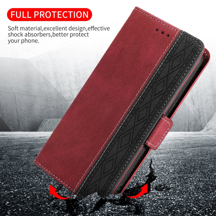 Custodia per telefono in pelle RFID magnetica laterale con cuciture, For OPPO Find X3 Lite 5G, For OPPO Reno6, For OPPO Reno6 5G, For OPPO Reno5 A, For OPPO Reno7 5G, For vivo Y17