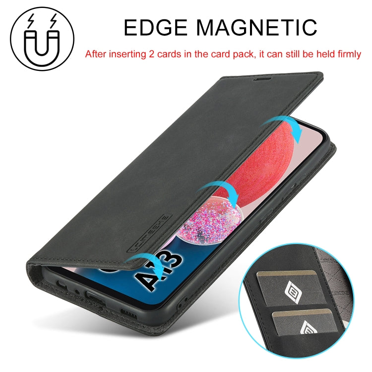 Custodia portafoglio in pelle per Samsung Galaxy A13 4G