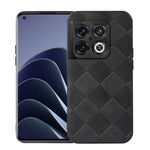 Custodia per telefono in PU scozzese intrecciata, For OnePlus 10 Pro 5G, For OnePlus Nord CE 2 5G