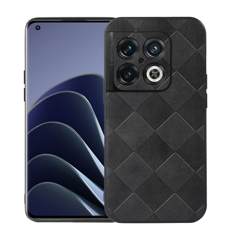 Custodia per telefono in PU scozzese intrecciata, For OnePlus 10 Pro 5G, For OnePlus Nord CE 2 5G