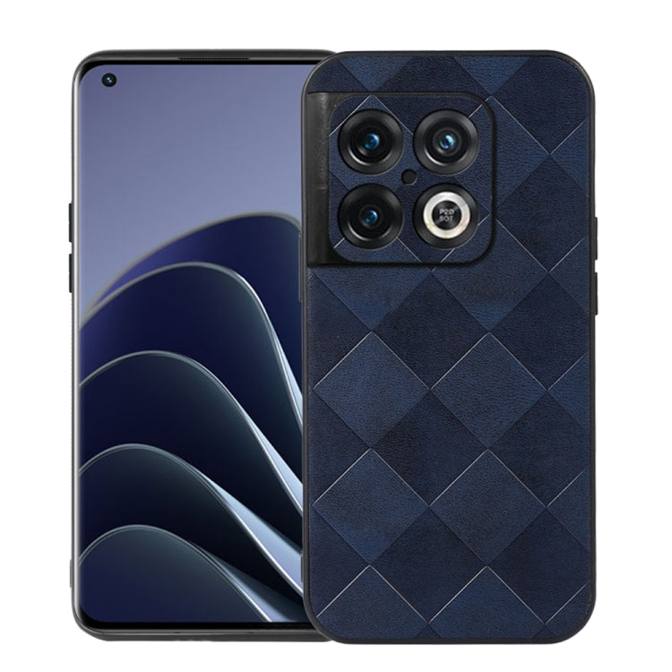 Custodia per telefono in PU scozzese intrecciata, For OnePlus 10 Pro 5G, For OnePlus Nord CE 2 5G