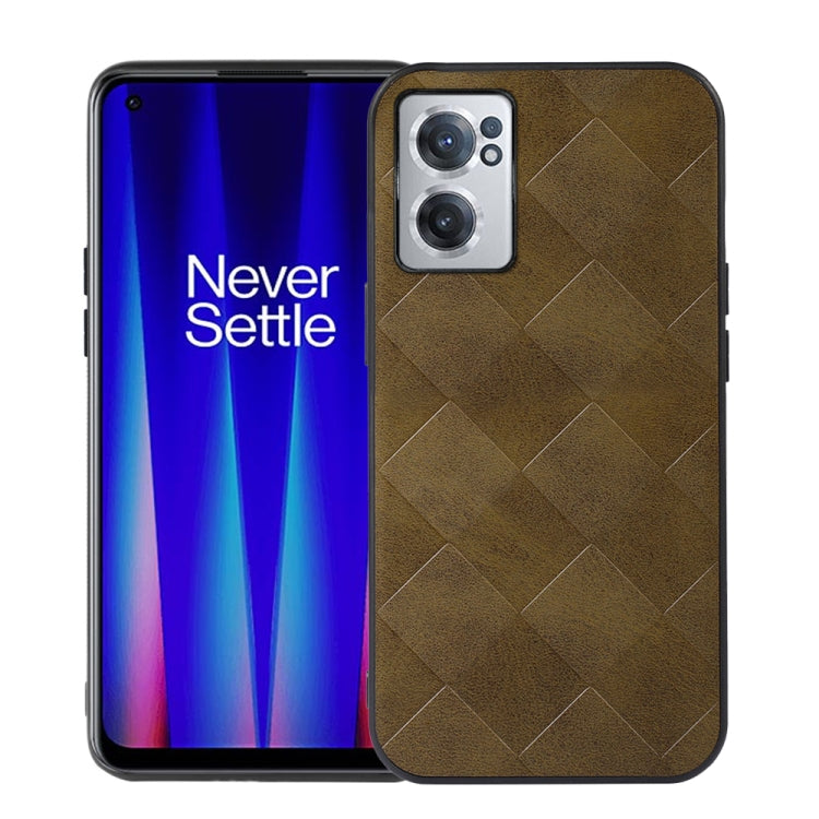 Custodia per telefono in PU scozzese intrecciata, For OnePlus 10 Pro 5G, For OnePlus Nord CE 2 5G