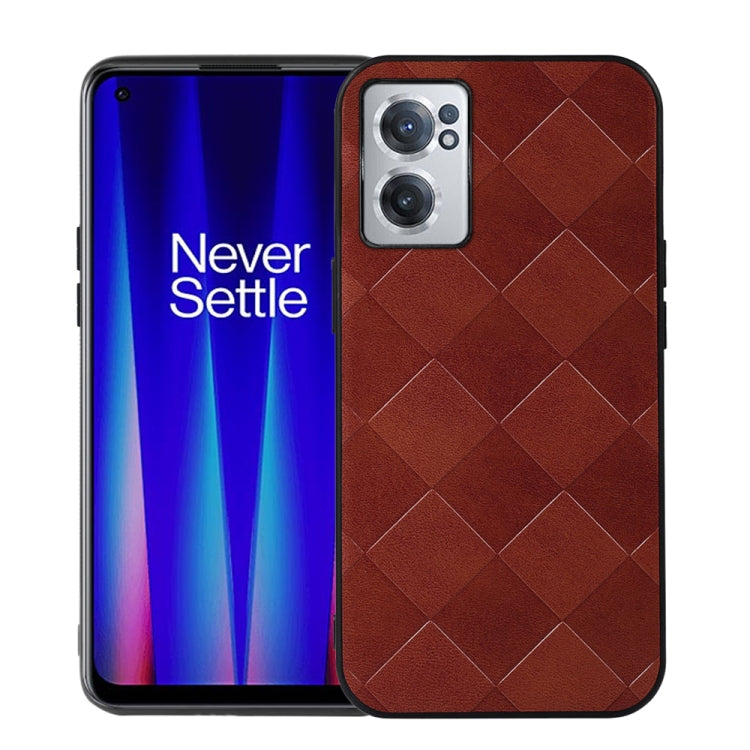 Custodia per telefono in PU scozzese intrecciata, For OnePlus 10 Pro 5G, For OnePlus Nord CE 2 5G