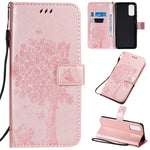 Custodia portafoglio in pelle sintetica per Galaxy S20