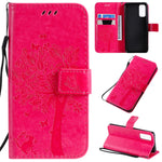 Custodia portafoglio in pelle sintetica per Galaxy S20